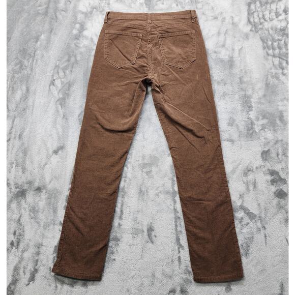 Gap Denim Jeans Womens 2/26R Cozy Brown Stretch Corduroy High Rise Vintage Slim - Picture 3 of 12